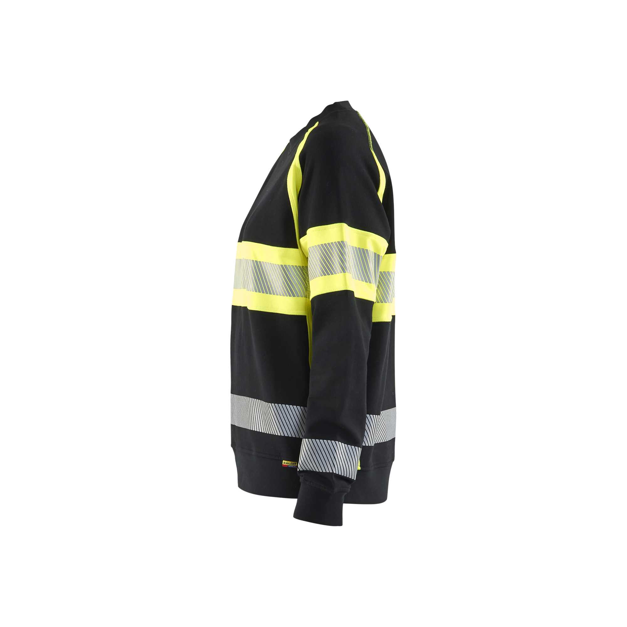 BLAKLADER 34091158 Hi Vis Reflective Sweatshirt WOMEN - 100% Cotton
